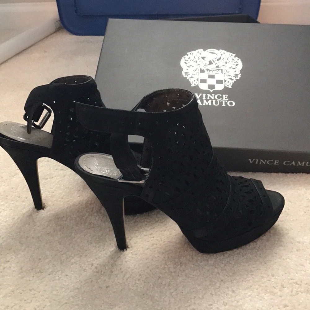 Vince Camuto Black Valencia Heels